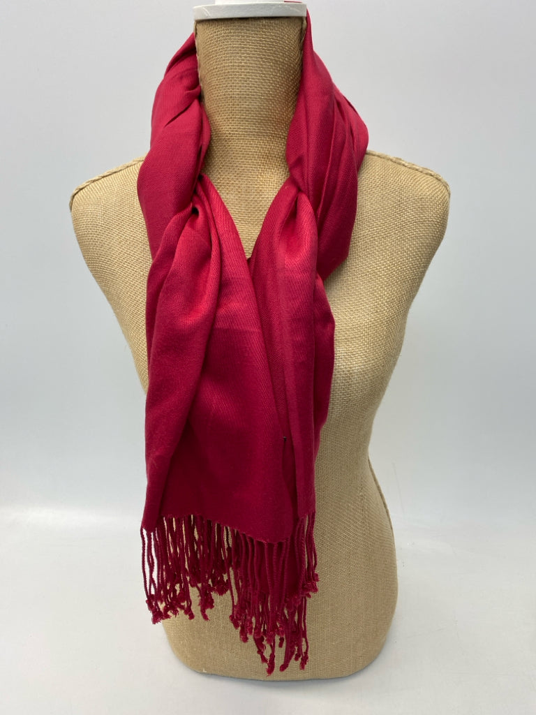 Jones New York Pink Fringe Scarf