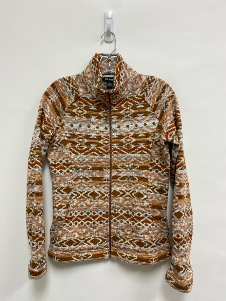 sherpa ADVENTURE GEAR Size S Brown White/Pink Southwestern Ladies Jacket
