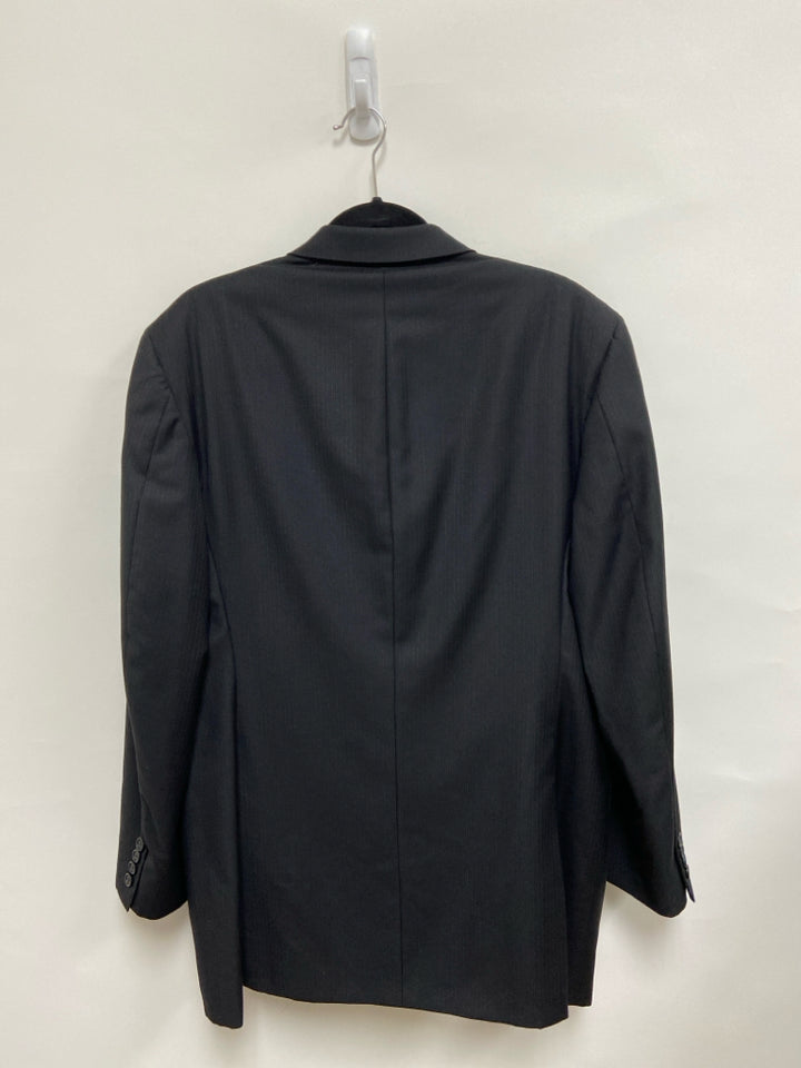 Burberry Size 42L Black Striped Wool Men&
