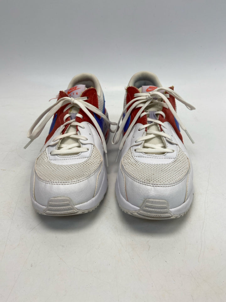 Nike  Size 9.5 White Coral/Purple Lace-up Sneakers