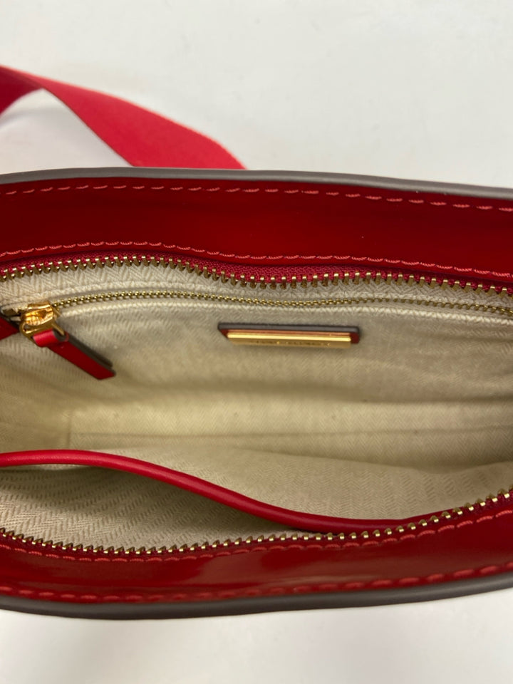 Tory Burch Red Patent Crossbody