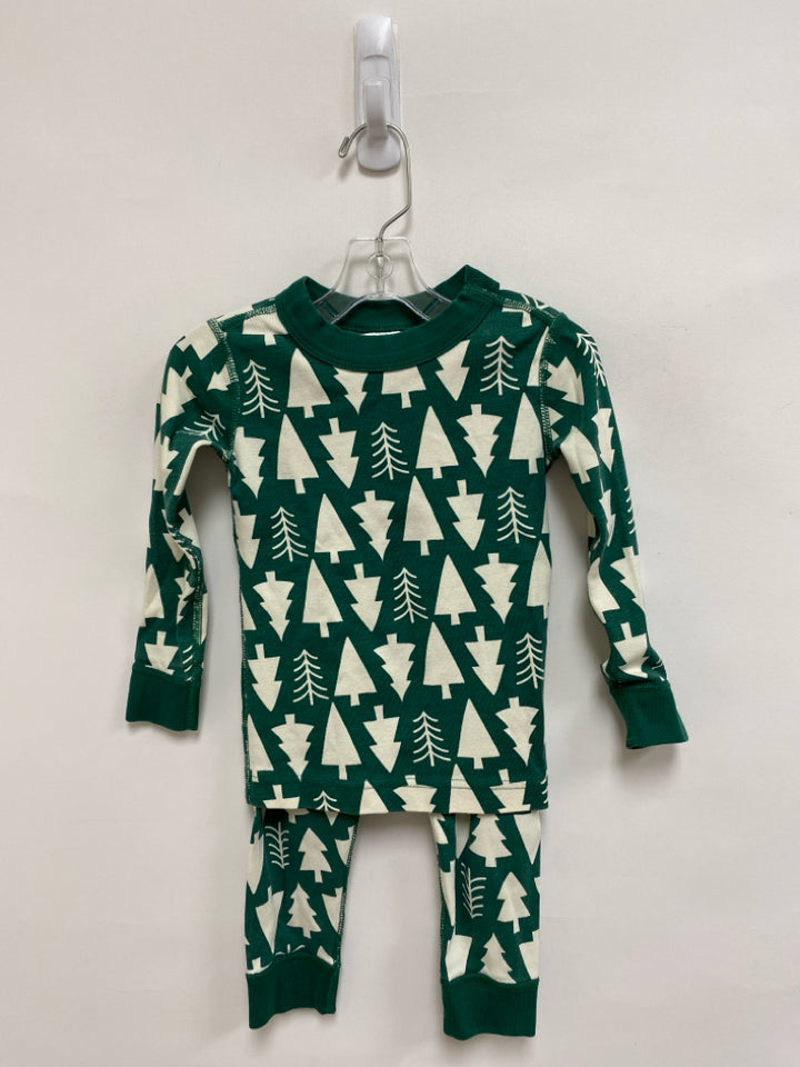 hanna Andersson SIZE 3T Green Cream Tree(s) Boy&