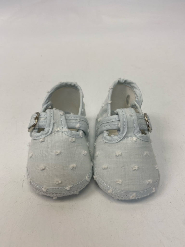 SIZE 6M Pale Blue White Dots Girl&