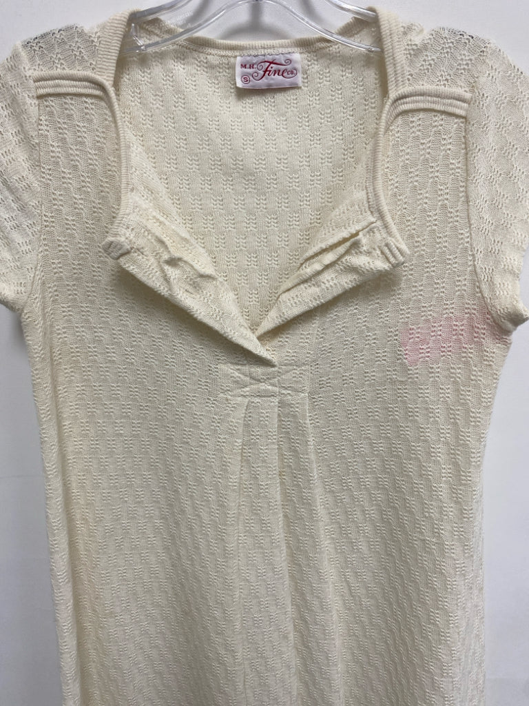Size S Cream Ladies Dress