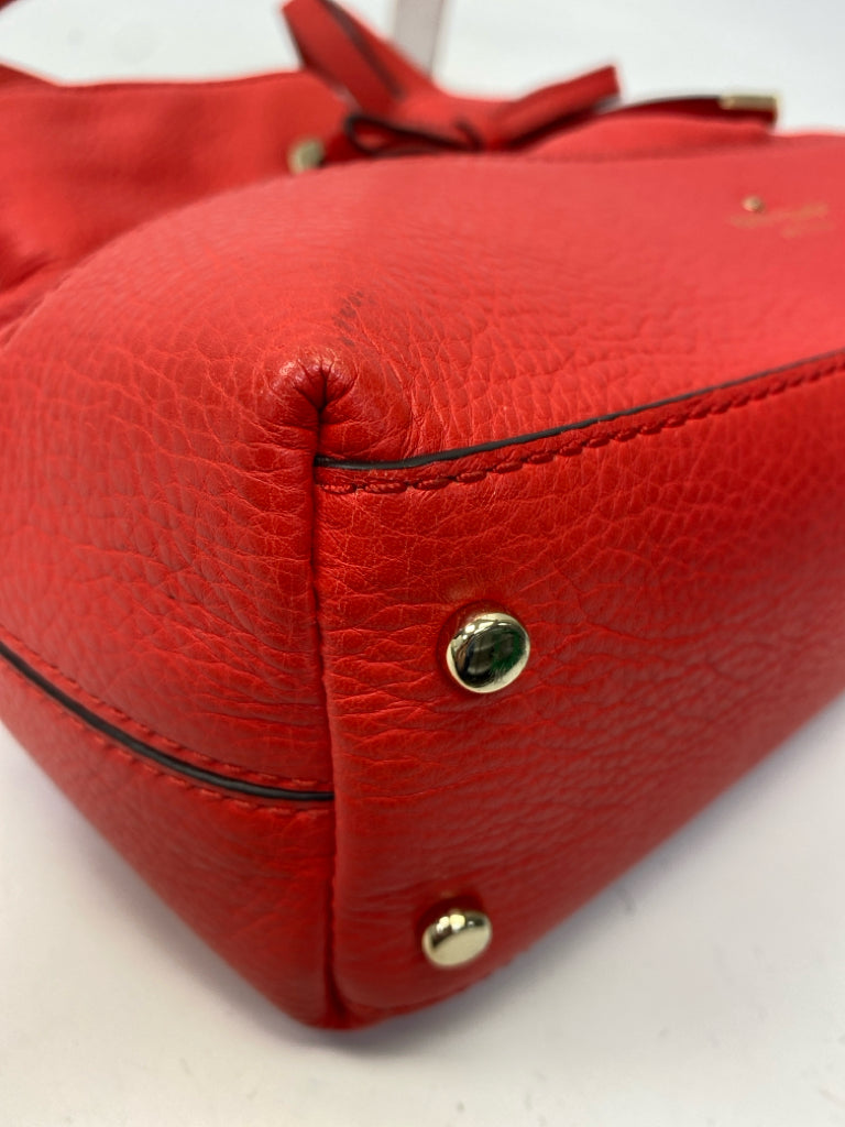 Kate Spade Dark Coral Bow(s) Handbag