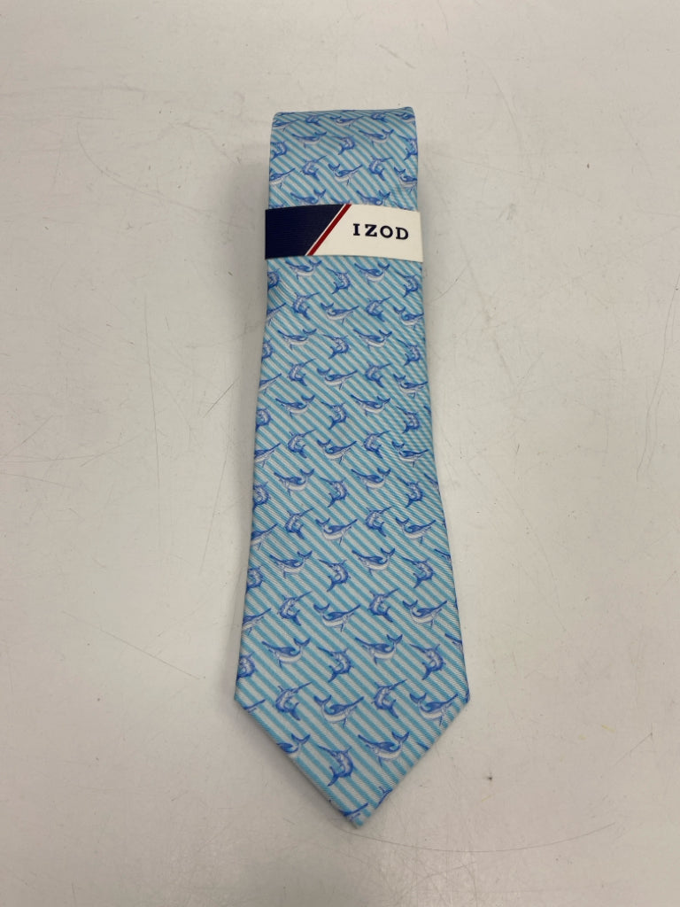 NEW Izod Blue Fish Men&