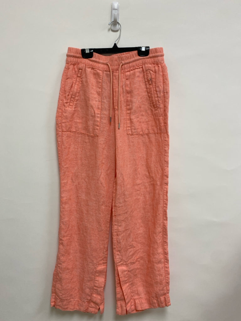Athleta Size 2 Salmon Linen Ladies Pants