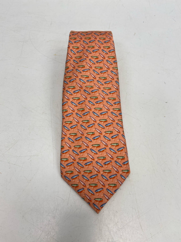 Vineyard Vines Orange Blue Fish Boy&