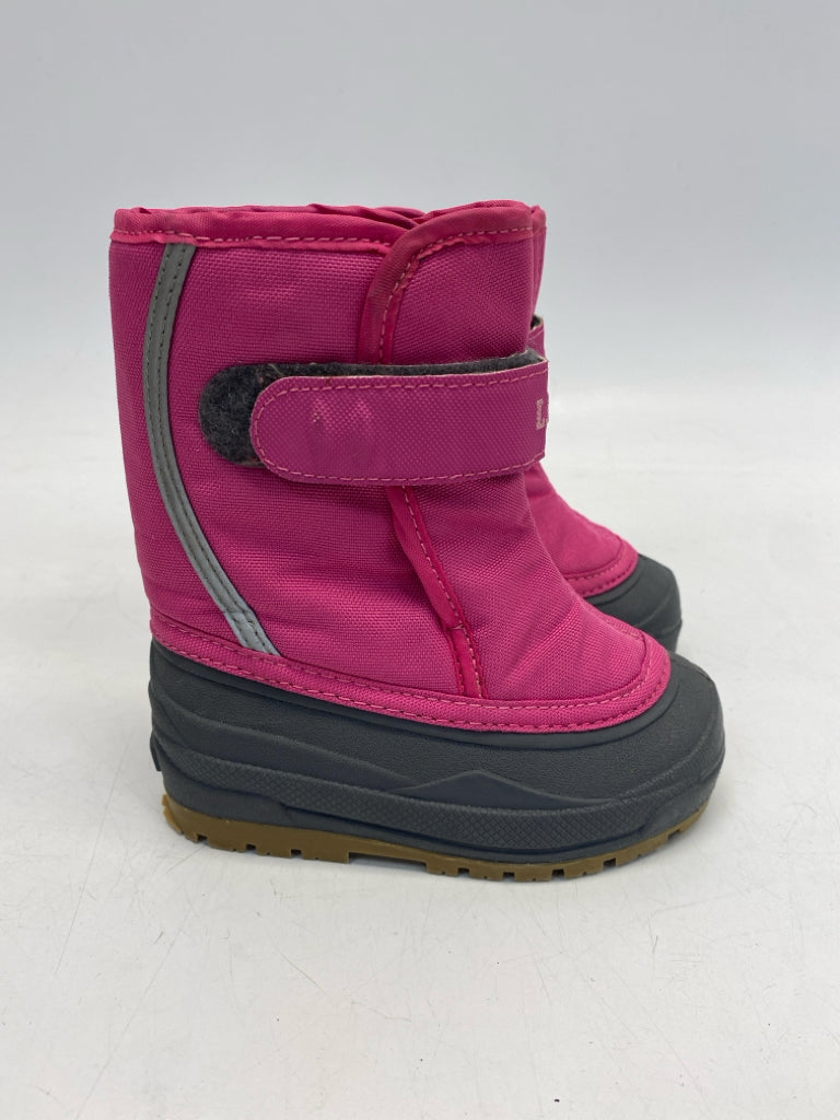 L L Bean SIZE 7 Hot Pink Gray Girl&