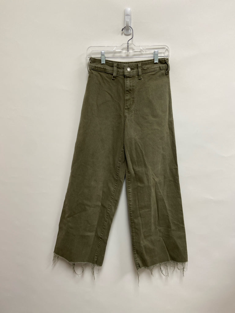 Universal Thread Size 4 Olive Green Denim Ladies Jeans