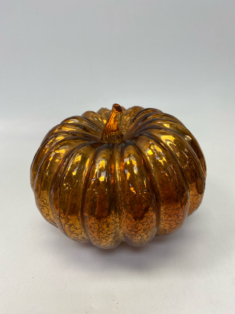 Orange Lit Glass Fall