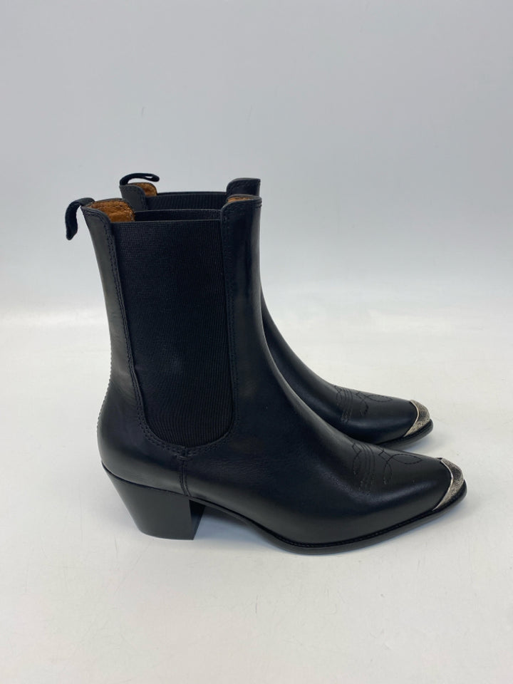 Polo  Size 7.5 Black Silver Accent(s) Boots