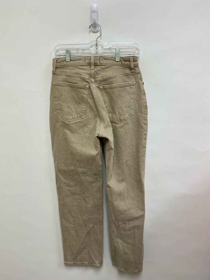 Abercrombie &amp; Fitch Size 6 Tan Denim Ladies Jeans