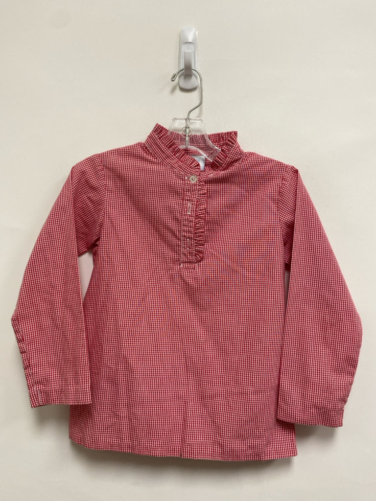 Little English SIZE 6X Red White Checkered Girl&