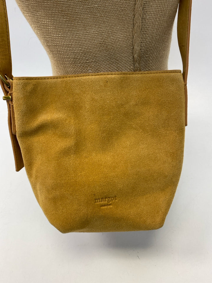 NWT Margot Tan Suede Crossbody