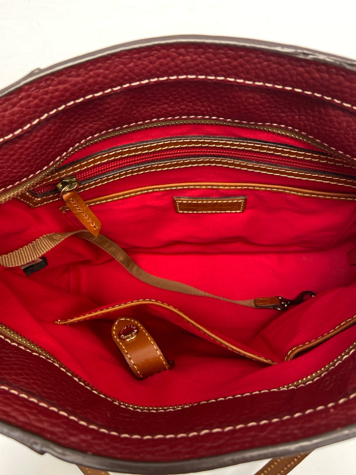 Dooney &amp; Bourke Dark Red Brown Handbag