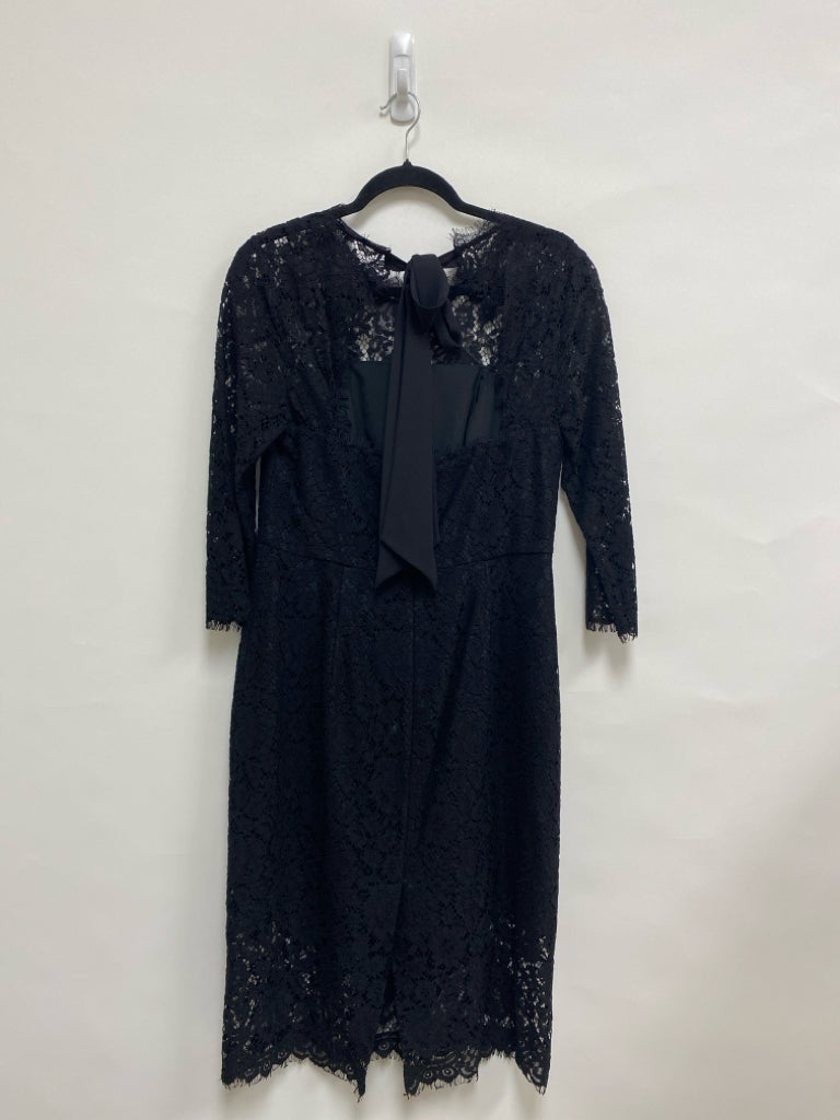 J Crew Size 8 Black Lace 3/4 Sleeve Ladies Dress