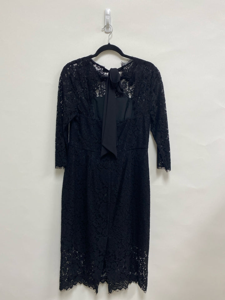 J Crew Size 8 Black Lace 3/4 Sleeve Ladies Dress