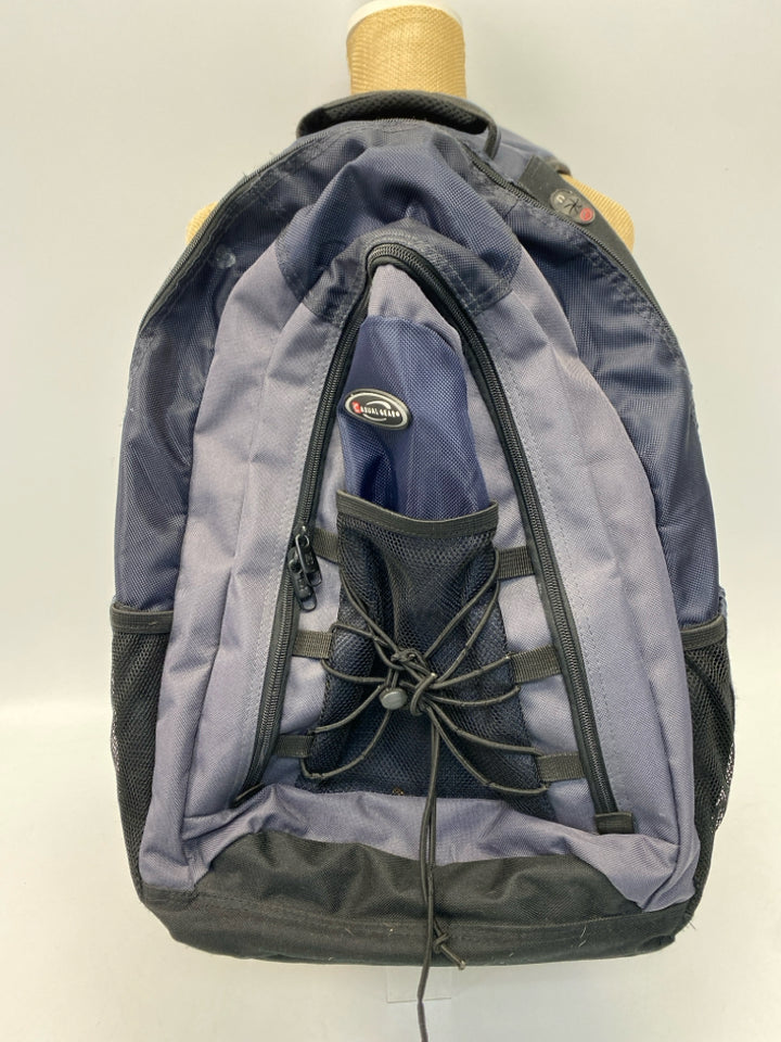 Navy Gray Backpack