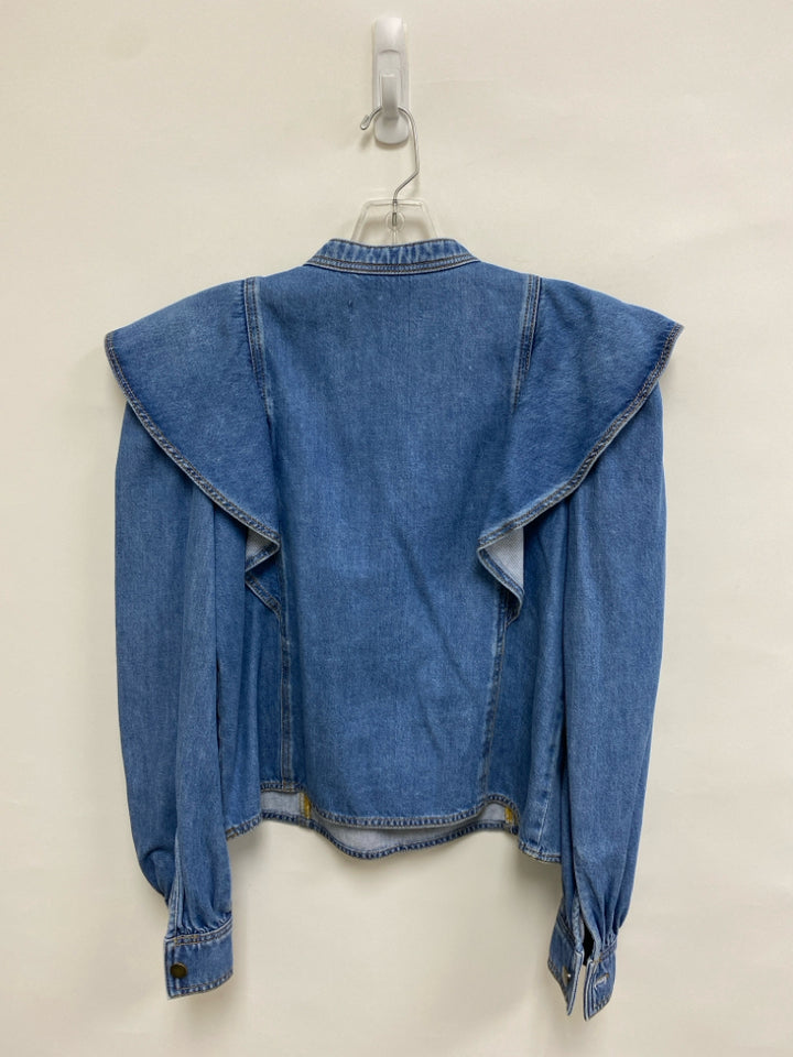 LOFT Size XS Light Blue Denim Ladies Top