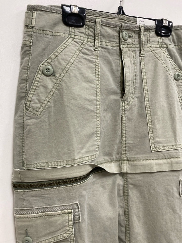 NWT American Eagle Size 00 Sage Zip Offs Ladies Skirt