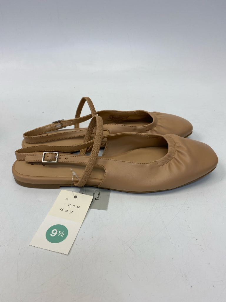 NWT a new day US Shoe Size 9.5 Brown Flats