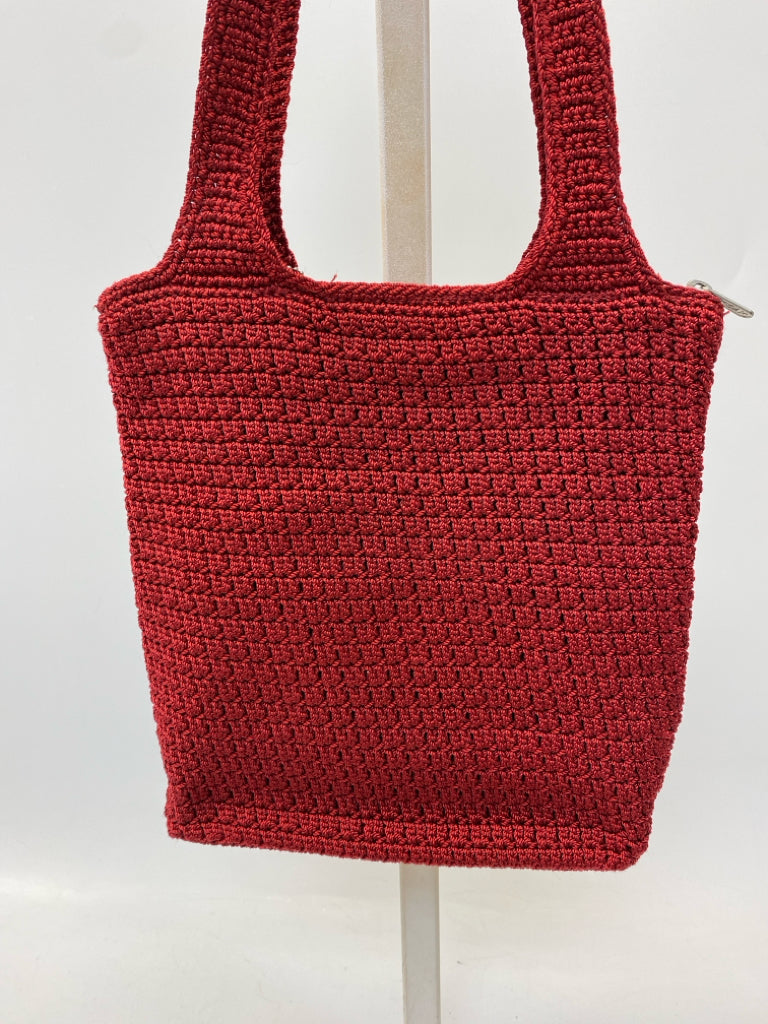 Sak Red Crochet Handbag
