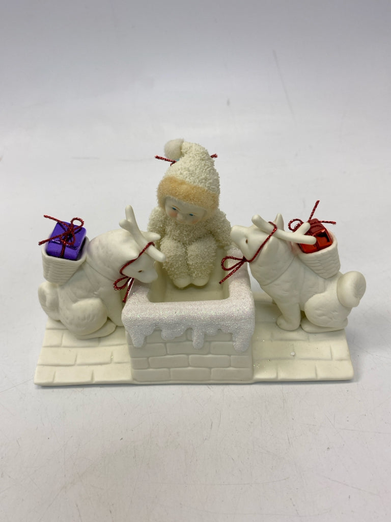 Dept. 56 Cream Snowbabies Christmas