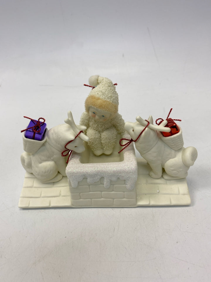 Dept. 56 Cream Snowbabies Christmas