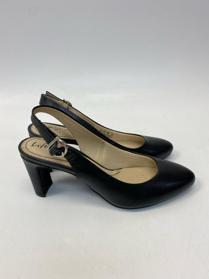 Life Stride  Size 7 Black Heels