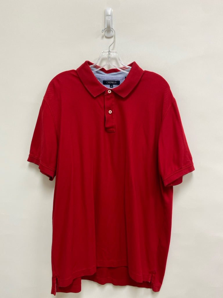 Cremieux Size XXL Red Polo Men&