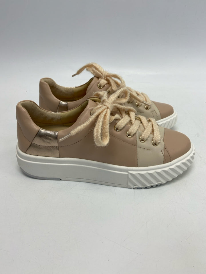4CCCCEES  Size 39 Blush Lace-up Sneakers