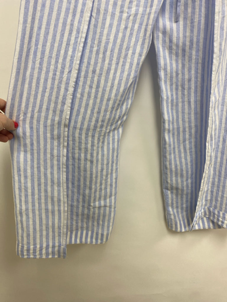 Size S Blue White Striped Wrap Ladies Pants