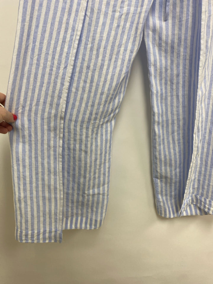 Size S Blue White Striped Wrap Ladies Pants
