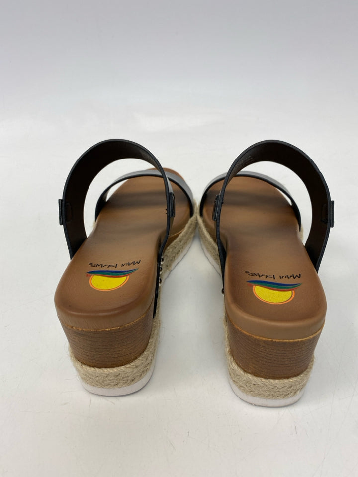 Size 7.5 Black Sandals