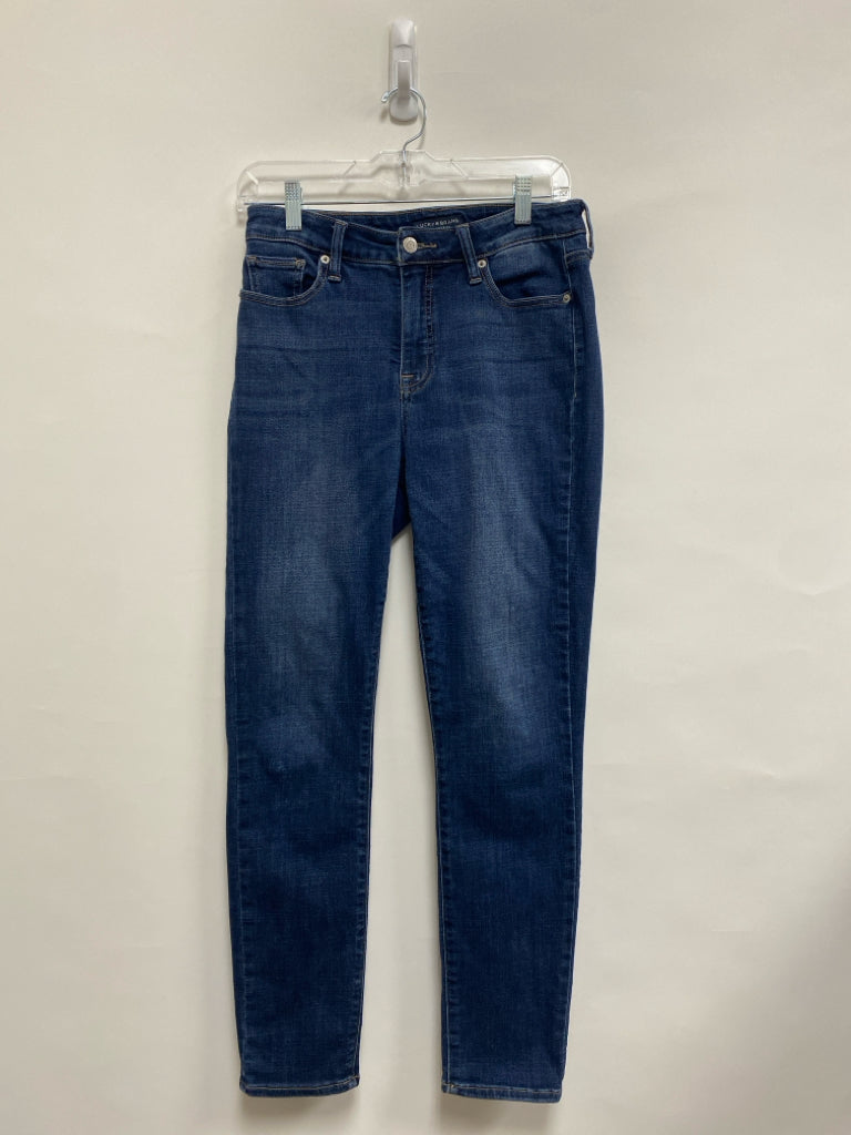 Lucky Brand Size 6 Dark Blue Ladies Jeans