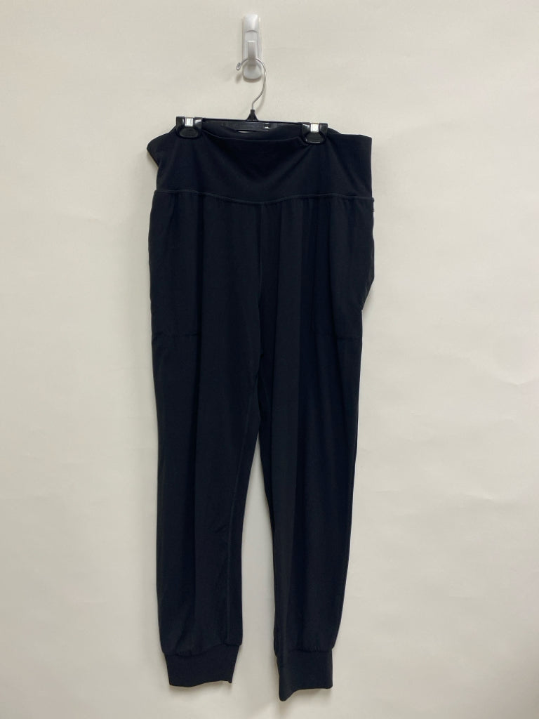Athleta Size L Black Joggers Athletic Pants