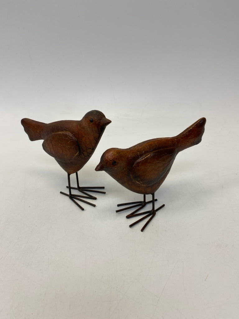 Brown Wood/Metal Figurine