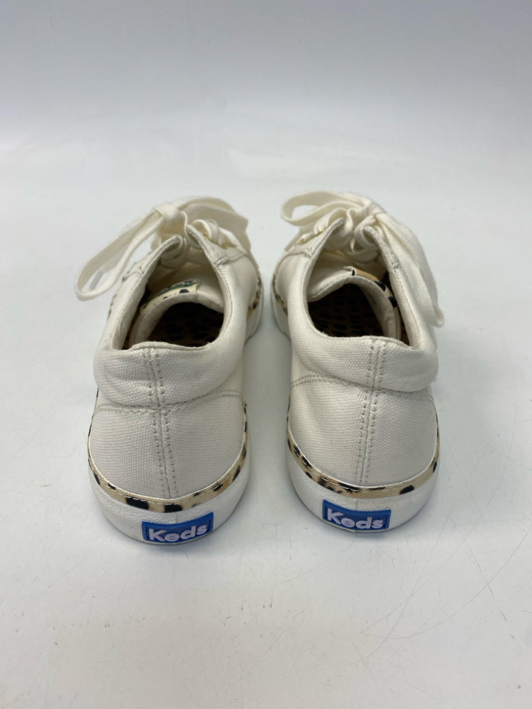 NWOT Keds  Size 8.5 Cream Lace-up Sneakers