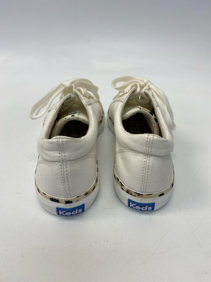 NWOT Keds  Size 8.5 Cream Lace-up Sneakers