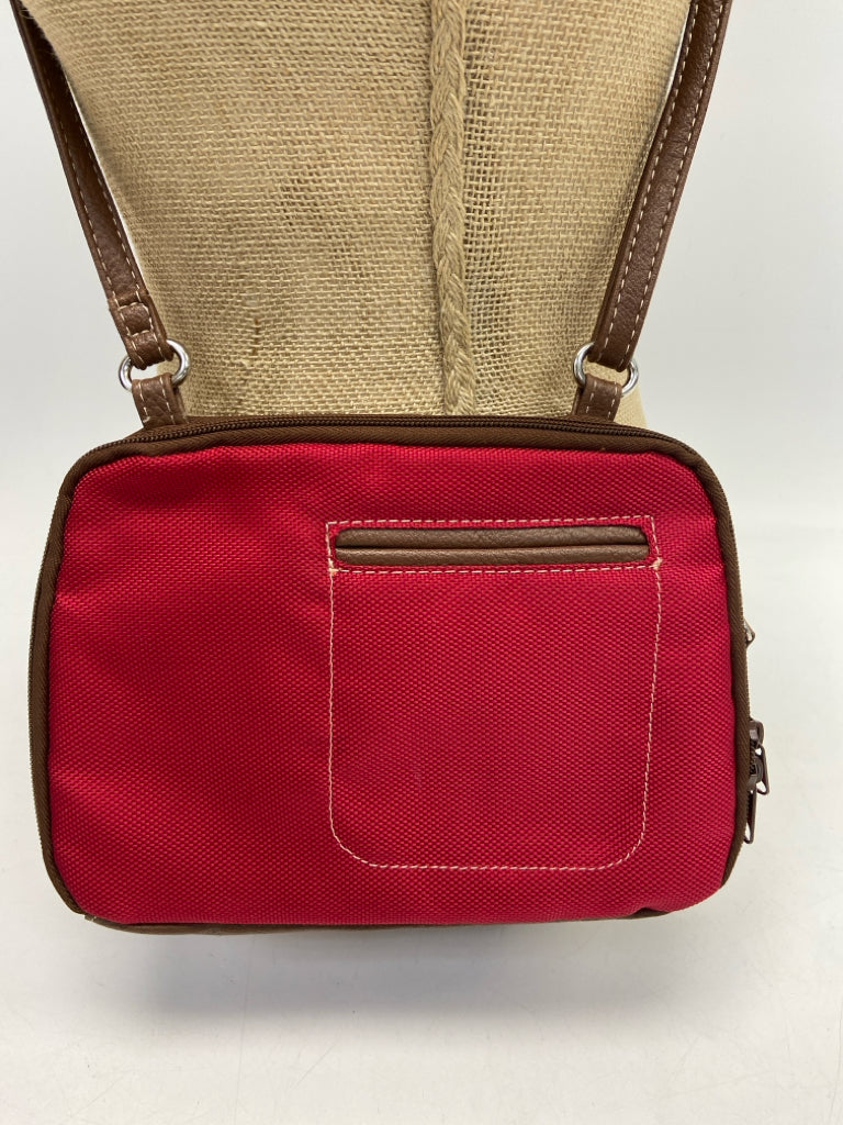 Red Brown Crossbody