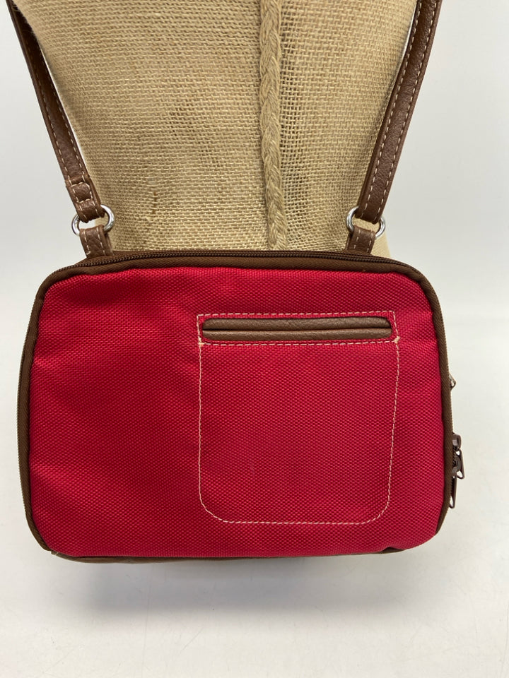 Red Brown Crossbody