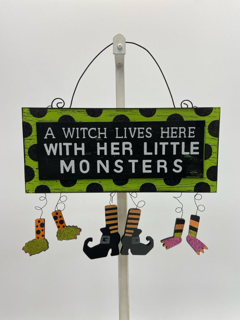Black Multi Color Words Halloween