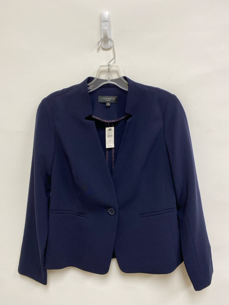 NWT Talbots Size 2P Navy Petite Jacket