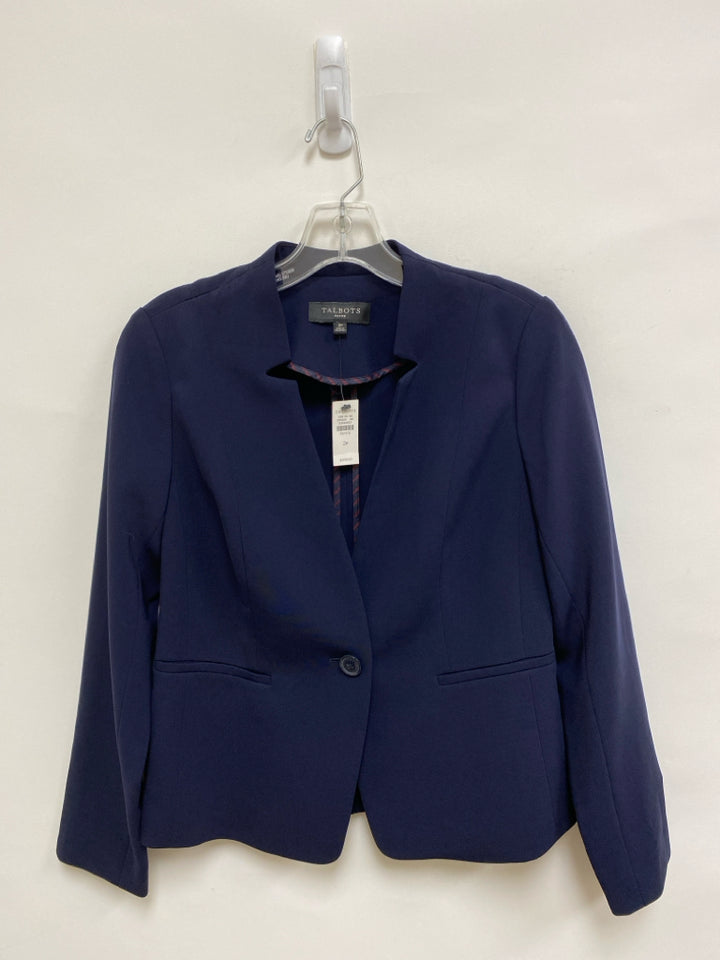 NWT Talbots Size 2P Navy Petite Jacket