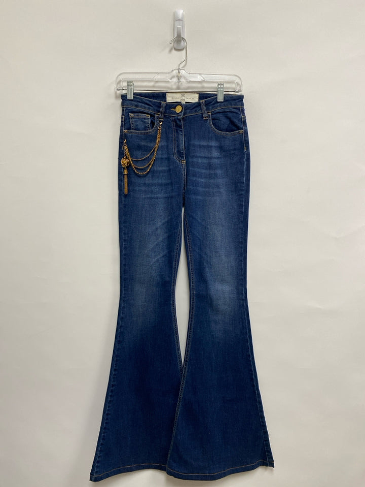 Size 27 Dark Blue Flared Ladies Jeans