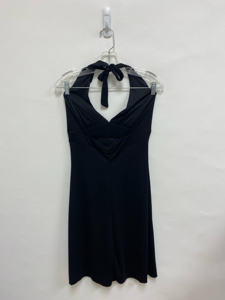 NWT Wht House/Blk Mkt Size S Black Halter Ladies Dress
