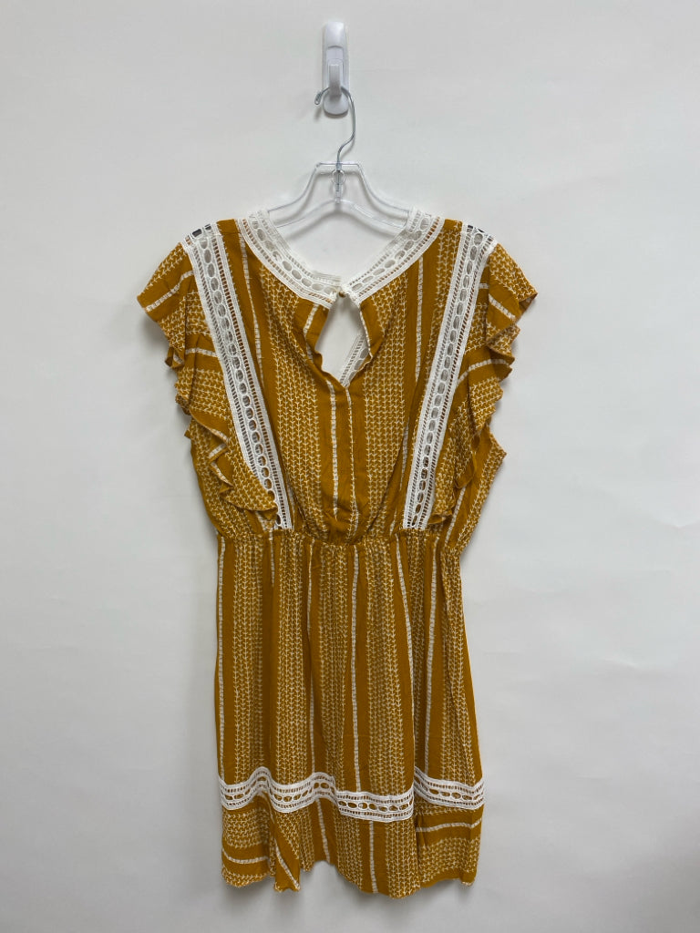 NWT Cupshe Size XL Amber White Print V Neck Ladies Dress