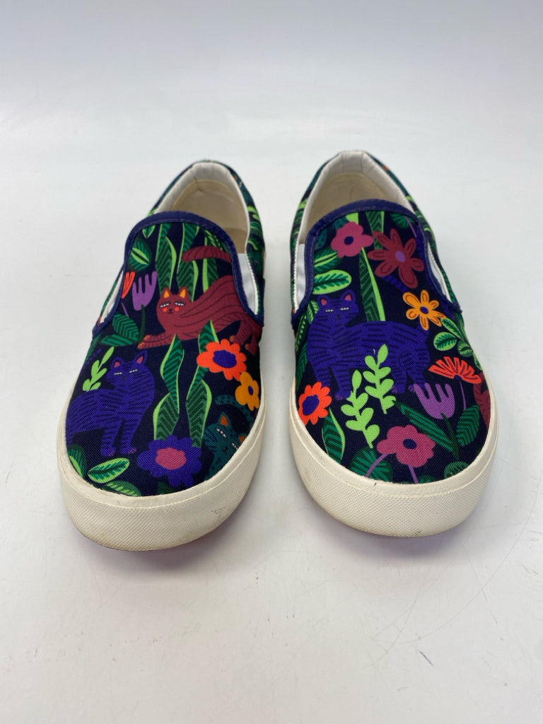 Inkkas  Size 11 Navy Multi-Color Cat(s) Sneakers