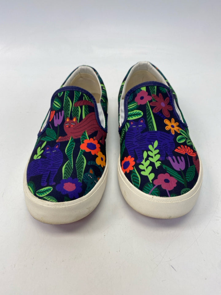 Inkkas  Size 11 Navy Multi-Color Cat(s) Sneakers